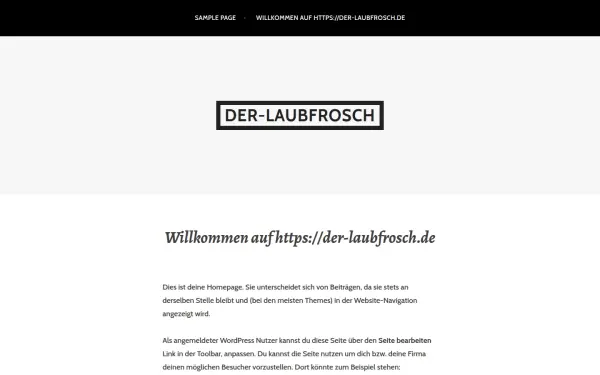 der-laubfrosch.de