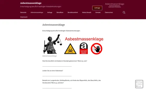 asbestmassenklage.de