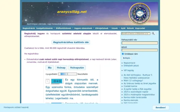 www.aranycsillag.net
