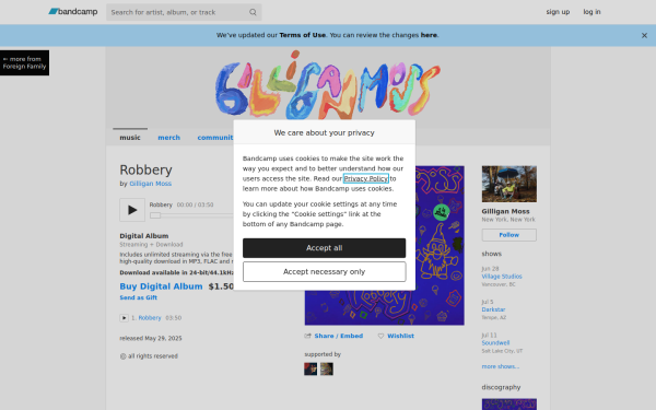 gilliganmoss.bandcamp.com