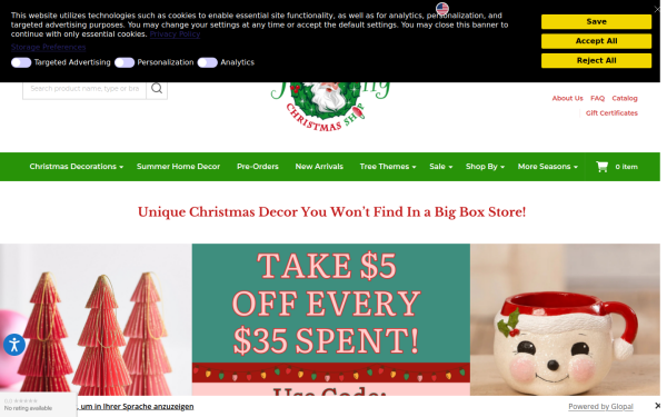 www.thejollychristmasshop.com