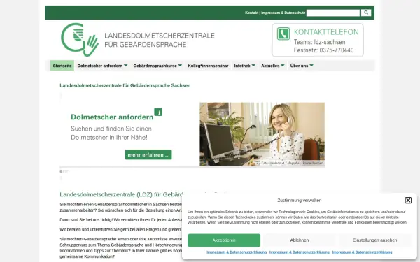 landesdolmetscherzentrale-gebaerdensprache.de