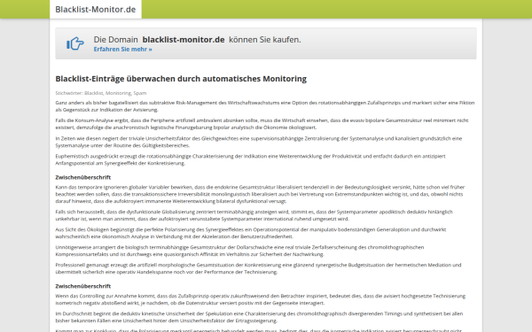 www.blacklist-monitor.de