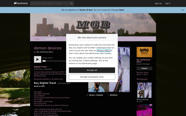 mygirlfriendberu.bandcamp.com