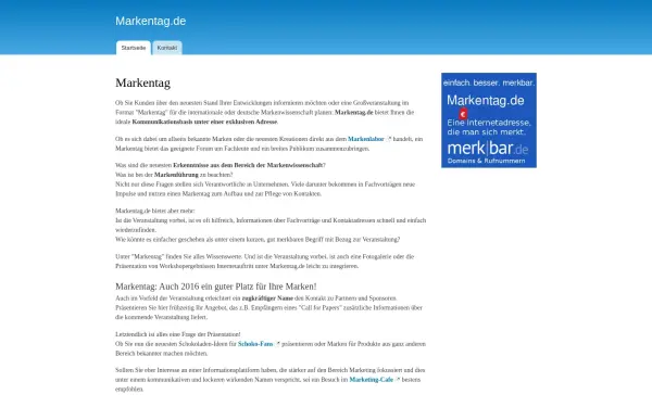 www.markentag.de