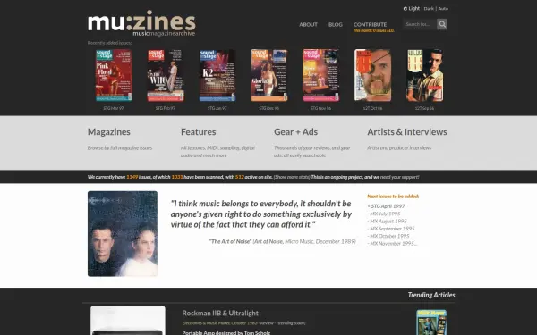 www.muzines.co.uk