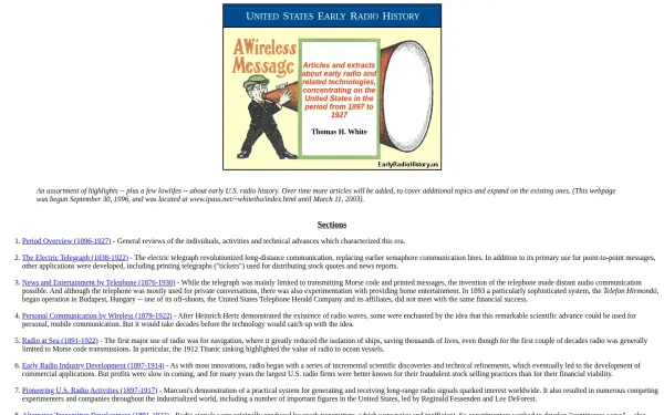 earlyradiohistory.us