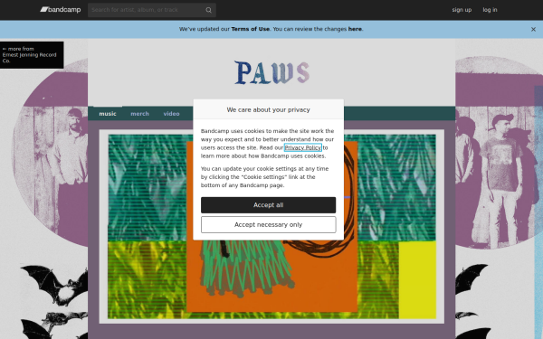 wehavepaws.bandcamp.com