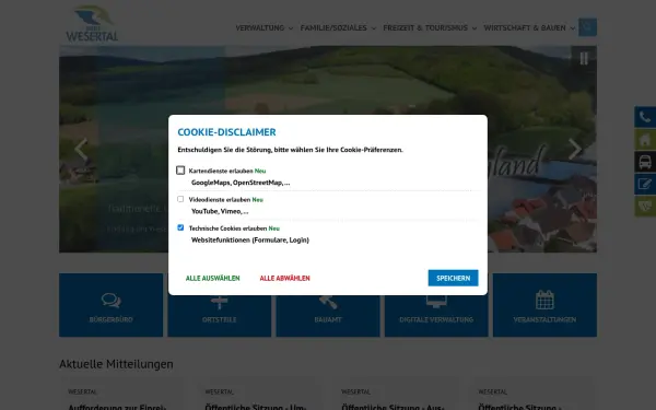 www.gemeinde-wesertal.de