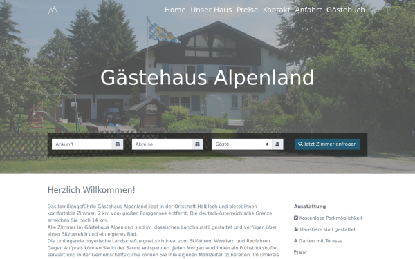 gaestehaus-alpenland.de