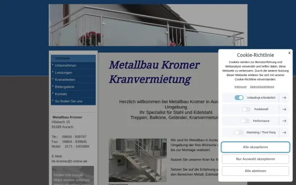www.metallbau-kromer.de