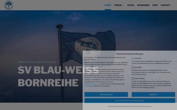blau-weiss-bornreihe.de
