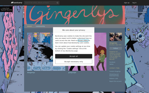 gingerlys.bandcamp.com