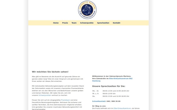 zahnarztpraxis-mertens.de