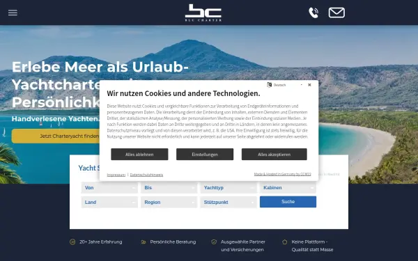 www.blucharter.de