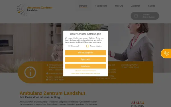 www.ambulanzzentrum-landshut.de