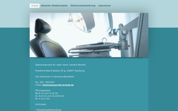 www.zahnaerztin-brandt.de
