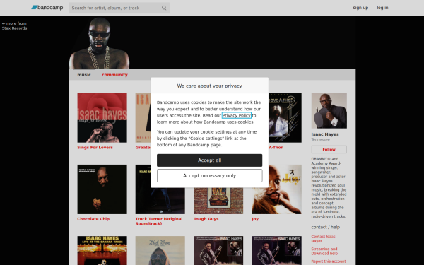 isaachayes.bandcamp.com