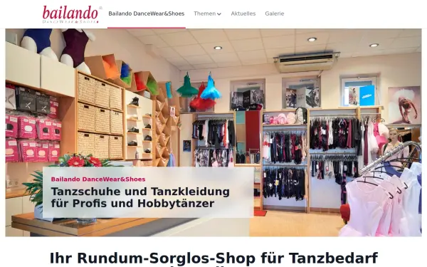 bailando-dancewear.de