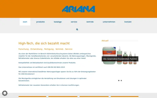 www.ariana-industrie.de