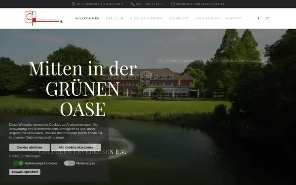 golfclub-leverkusen.de
