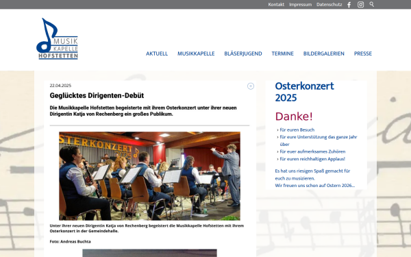 musikkapelle-hofstetten.de