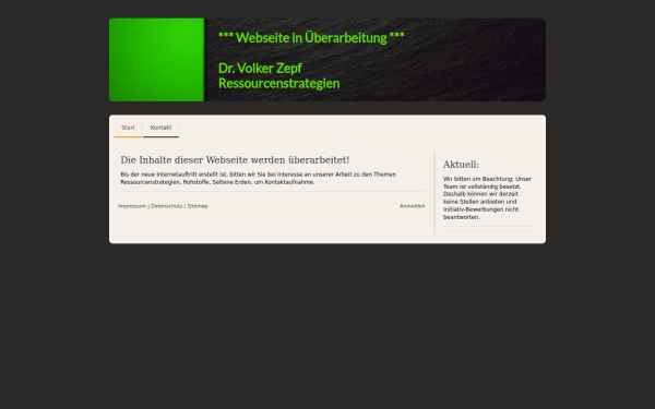www.drvolkerzepf.de