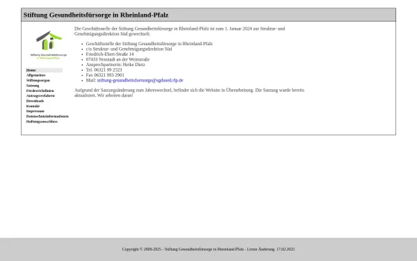 www.stiftung-gesundheitsfuersorge.de