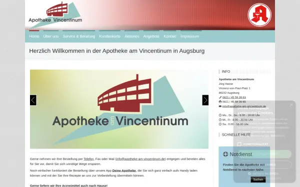 apotheke-am-vincentinum.de