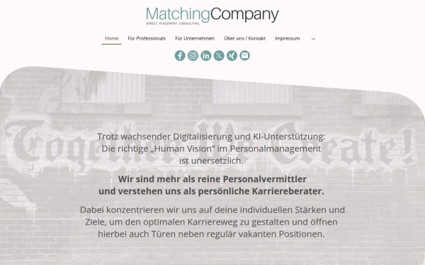 www.matching.company