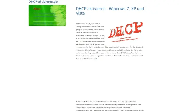 dhcp-aktivieren.de
