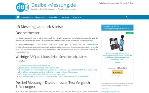 dezibel-messung.de