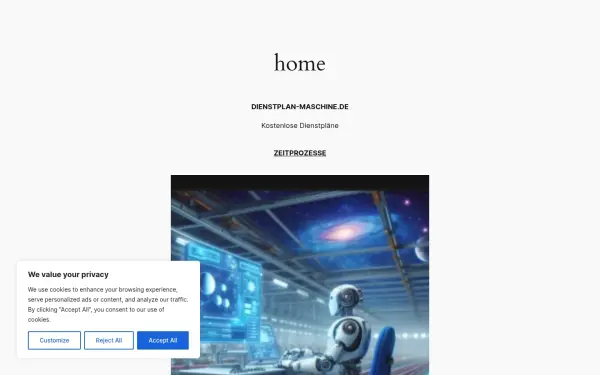 dienstplan-maschine.de