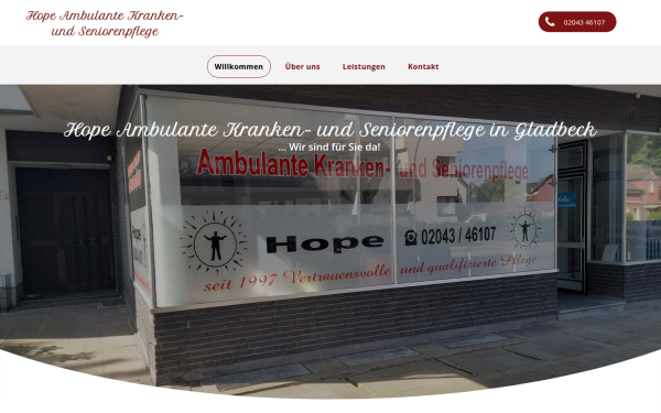 www.pflegediensthope.de