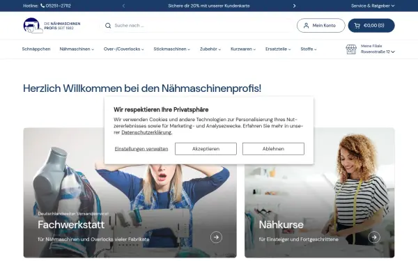 die-naehmaschinenprofis.de
