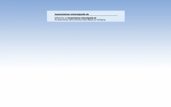 loewensteiner-mineralquelle.de
