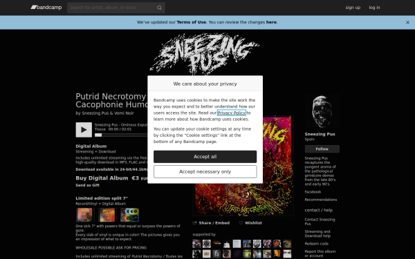 sneezingpus.bandcamp.com