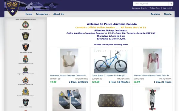 policeauctionscanada.com