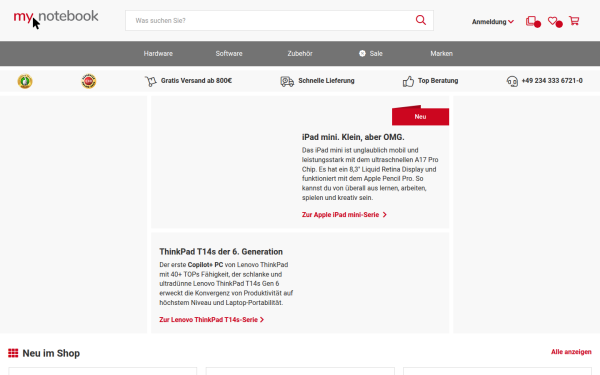 mynotebook.de