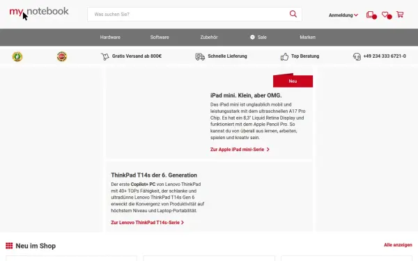 mynotebook.de