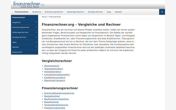 www.finanzrechner.org