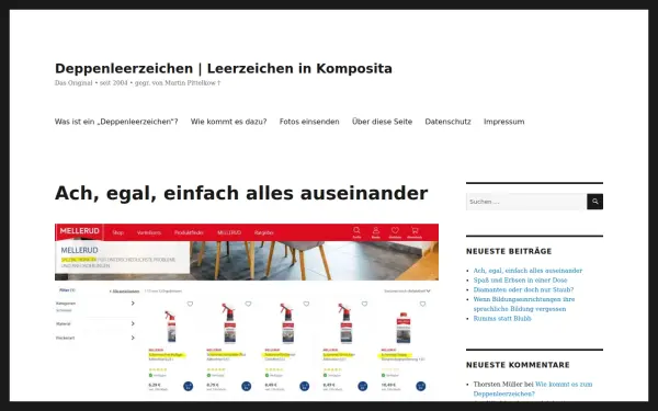 deppenleerzeichen.de