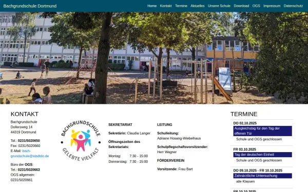 bachgrundschule.de