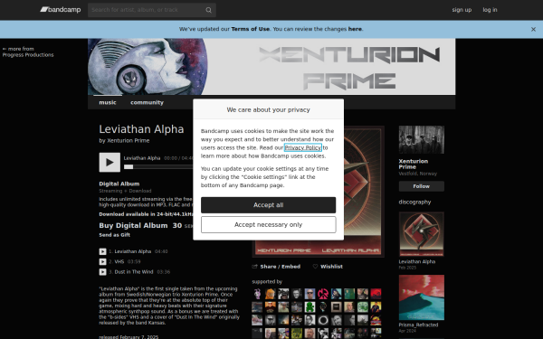 xenturionprime.bandcamp.com