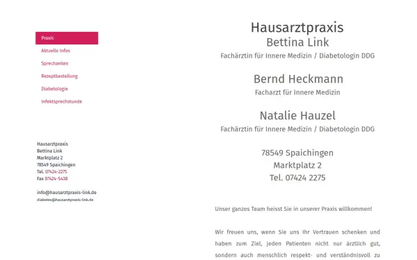 www.hausarztpraxis-link.de