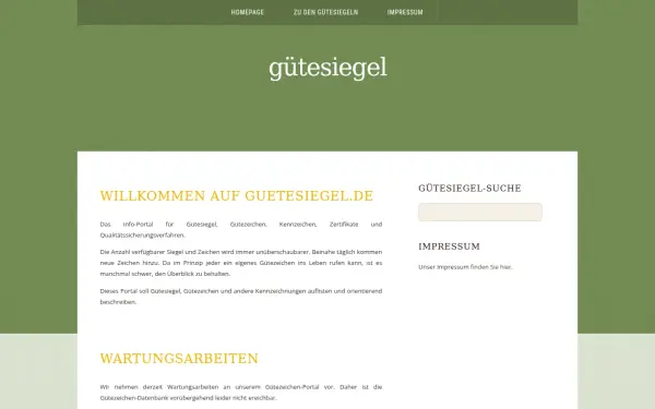 guetesiegel.de