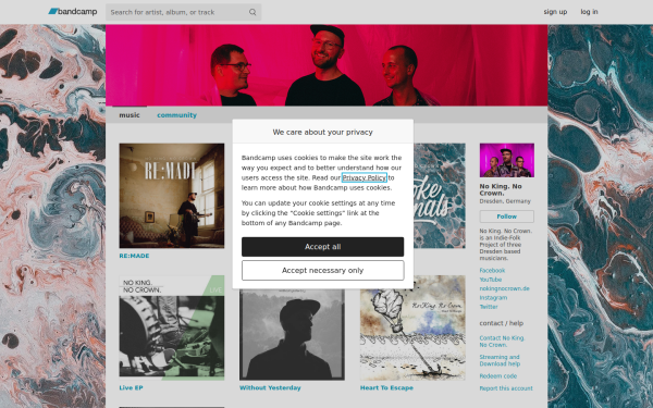 nokingnocrown.bandcamp.com