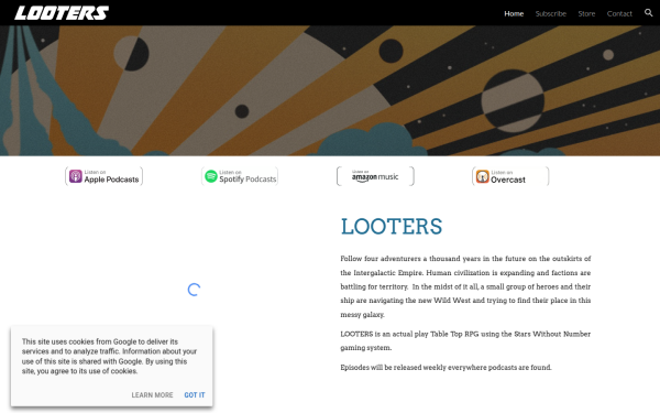 www.looterspodcast.com