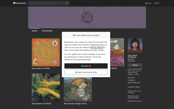 laslucesprimeras.bandcamp.com