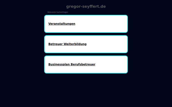 gregor-seyffert.de